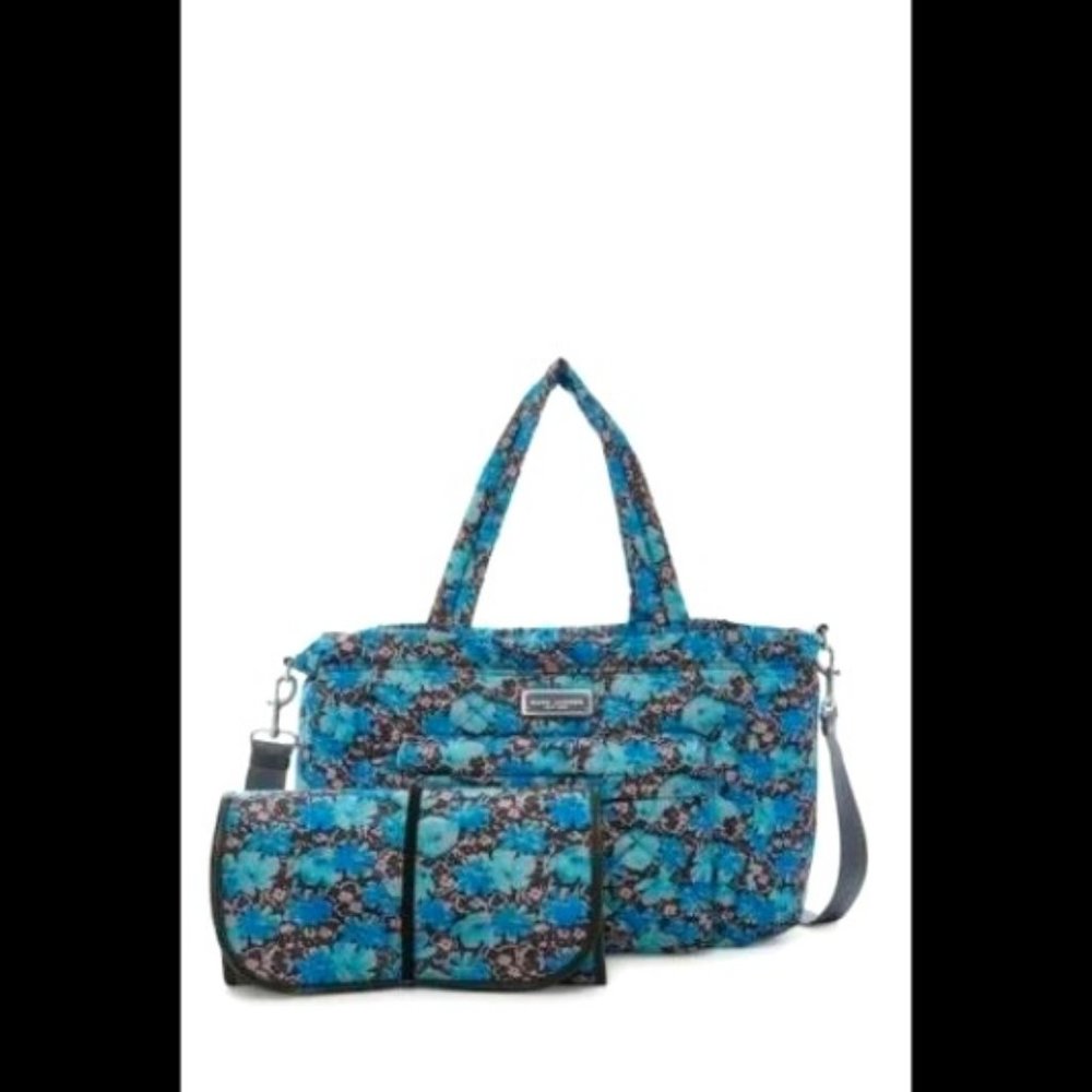 Marc Jacobs Quilted Wildflowers Baby Bag & Changing Pad  NEW